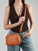 Cross Body Tas New Grain Miniprix Oranje new grain 1464-vue-porte